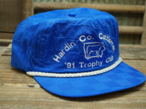 Hardin Co. Cattlemen 1991 Trophy Club Checkered Rope Hat