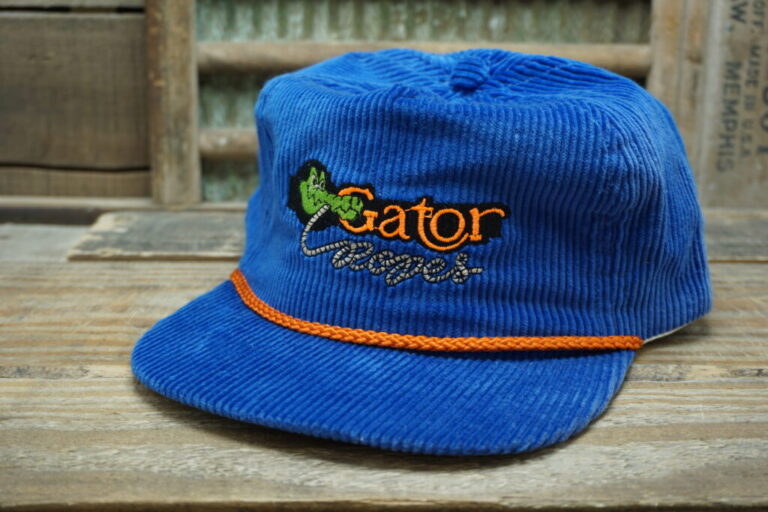 Gator Ropes Corduroy Hat - Vintage Snapback Warehouse