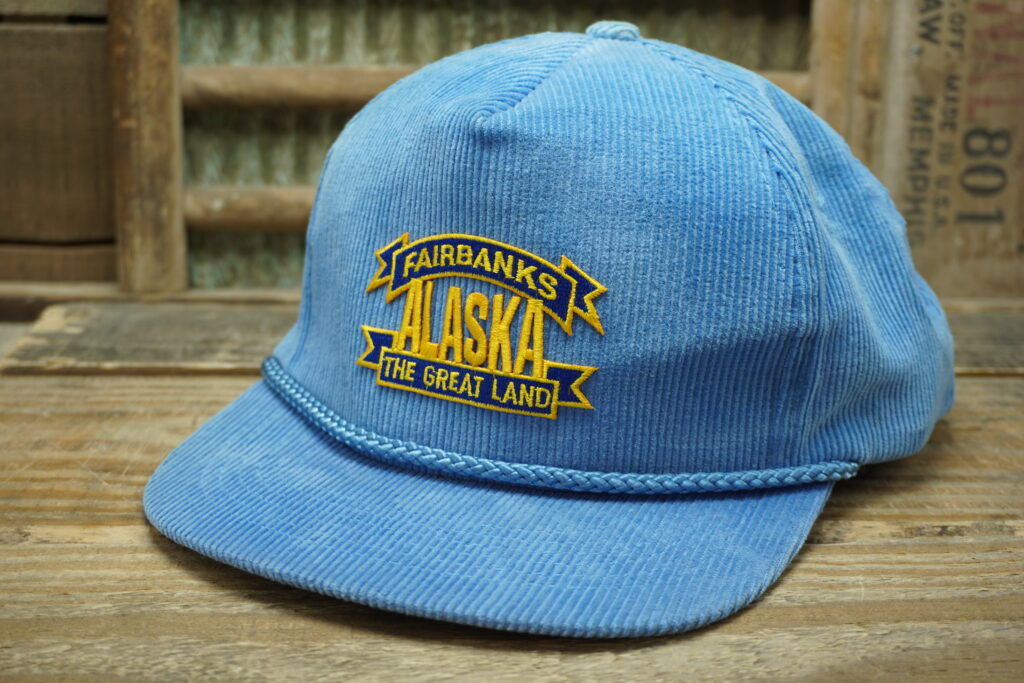 Fairbanks Alaska The Great Land Corduroy Rope Hat