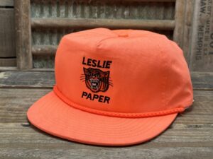 Leslie Paper Tiger Embroidered Rope Hat
