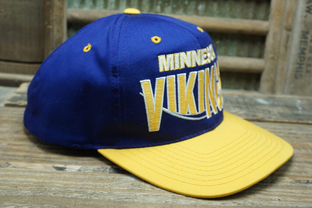 Logo Athletic, Accessories, Vintage Minnesota Vikings Hat Cap Snapback  998 Champions Logo Athletic Purple