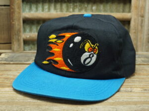 Flaming Lucky Eight Ball Hat