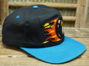 Flaming Lucky Eight Ball Hat