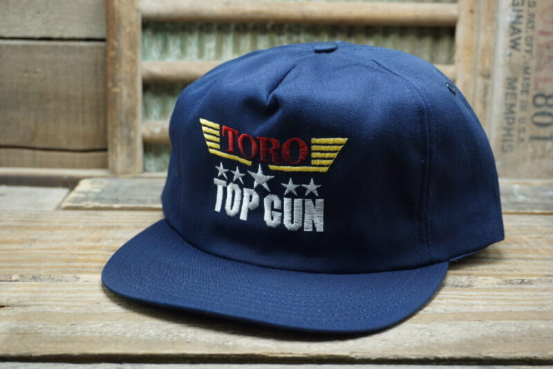 Vintage Toro Top Gun Snapback Trucker Hat Cap Southern Made in USA