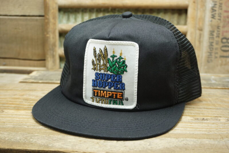 Vintage Timpte Super Hopper Snapback Trucker Hat Cap Mesh Patch K Products Made in USA