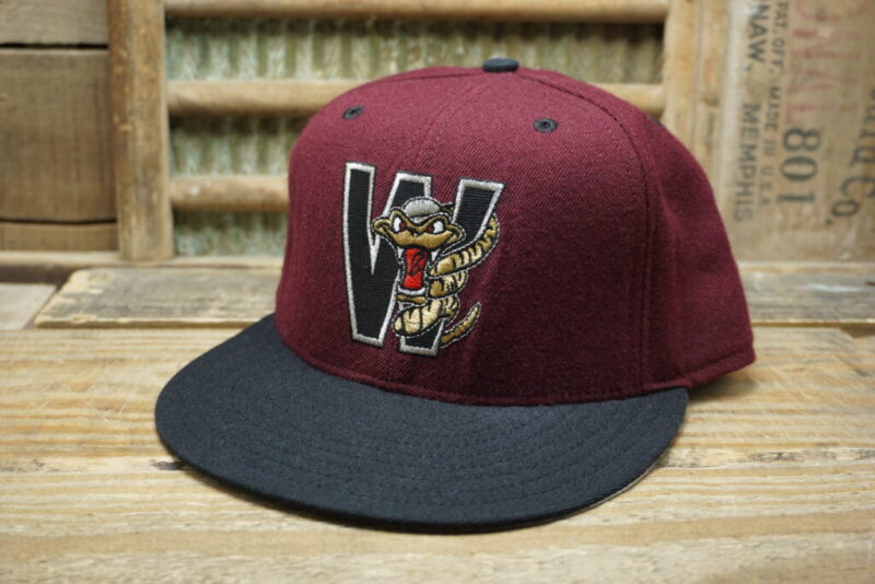 Vintage Wisconsin Timber Rattlers 100% Wool Snapback Trucker Hat Cap New Era Pro Model Made in USA Size 7 1/4 Fitted