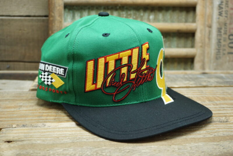 Vintage #97 Chad Little John Deere Motorsports Racing Mesh Trucker Hat Cap H3 Sportsgear Made in Bangladesh