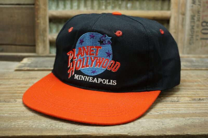 Vintage Planet Hollywood Minneapolis Mesh Trucker Hat Cap Made in USA