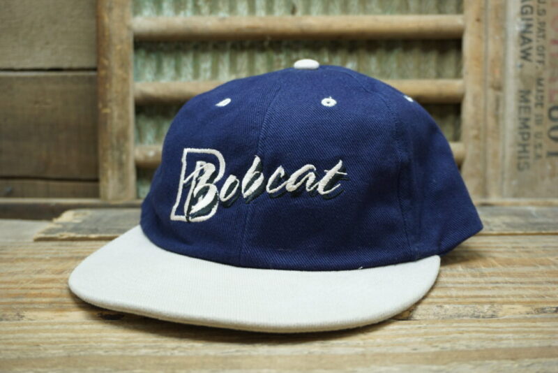 Vintage Bobcat Snapback Cap Hat Mesh CYRK Made in USA