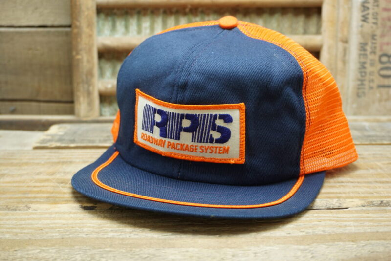 Vintage RPS Roadway Package System Snapback Cap Hat Mesh Patch Swingster Made in USA