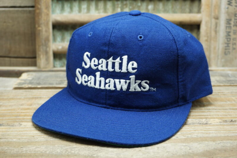 Vintage NFL Seattle Seahawks New Era Pro Model Snapback Cap Made in Korea Wool