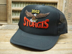 2002 Sturgis Motorcycle Rally Rope Trucker Hat