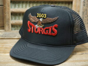 2003 Sturgis Motorcycle Rally Rope Trucker Hat