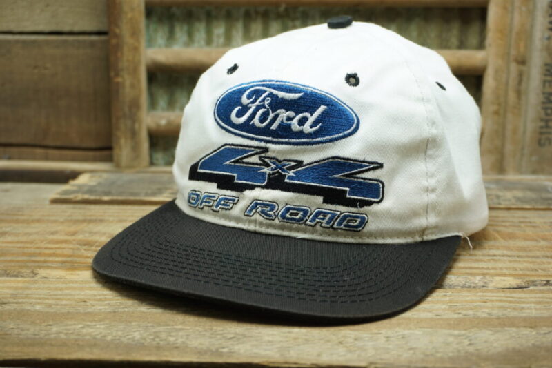 Vintage FORD 4X4 Off Road Built Ford Tough Snapback Trucker Mesh Hat Cap Ford Motor Company Made in SRI LANKA