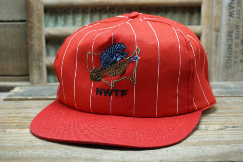 Vintage NWTF The National Wild Turkey Federation Snapback Trucker Hat Cap AmeriCap Made in USA