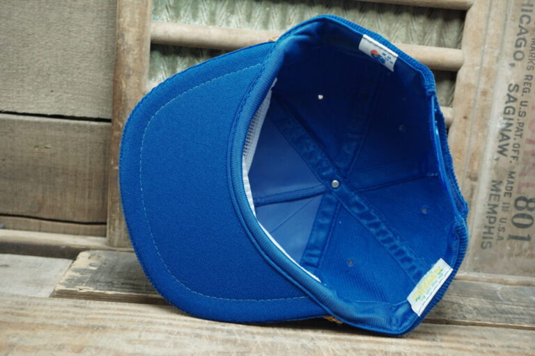 Casquette Strapback Hubbard Hi Weigh Vintage Années 80 – Velours Côtelé (corduroy), Sangle En Cuir, Neuve Sans étiquette