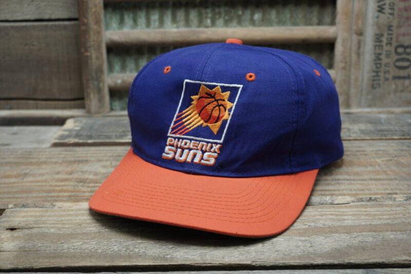 Vintage NBA Phoenix Suns Basketball Snapback Trucker Hat Cap C Competition Logo 7 Made in Philippines