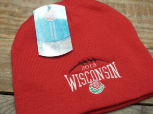 2013 Wisconsin Badgers Rose Bowl Winter Beanie Hat with Tags