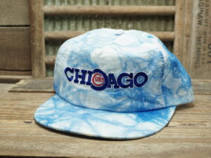 MLB Chicago Cubs Baseball Tie Dye Blue Hat