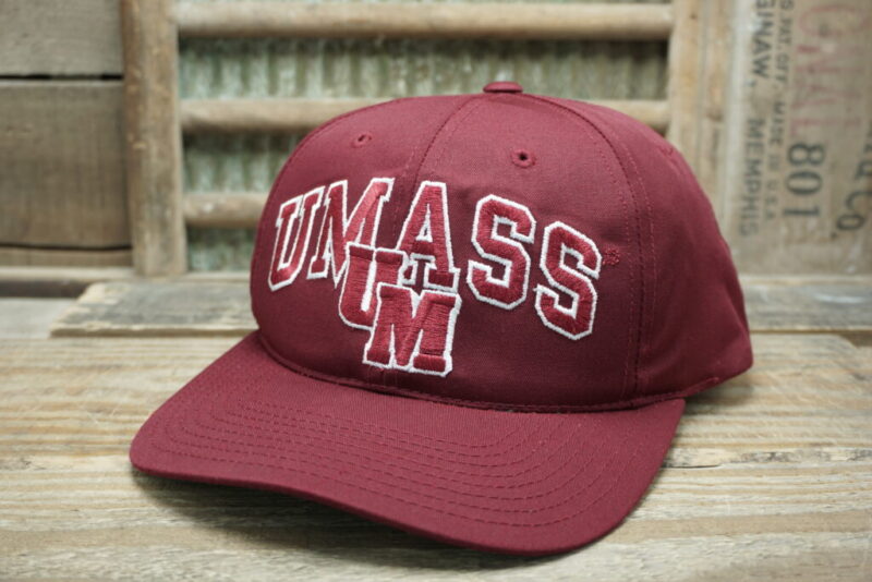 Vintage University of Massachusetts UMass Snapback Cap mesh Trucker Hat Annco Professional Model Made in Bangladesh