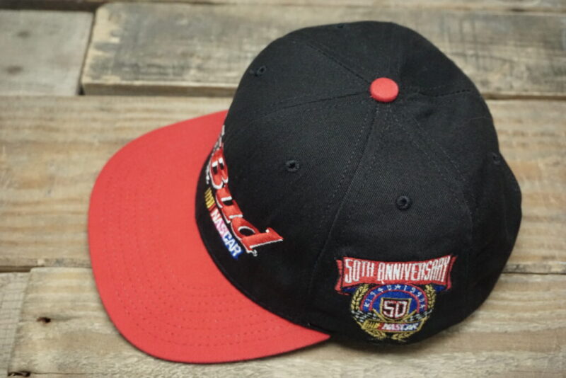 Nascar Budweiser Beer 50th Anniversary Hat - Image 4