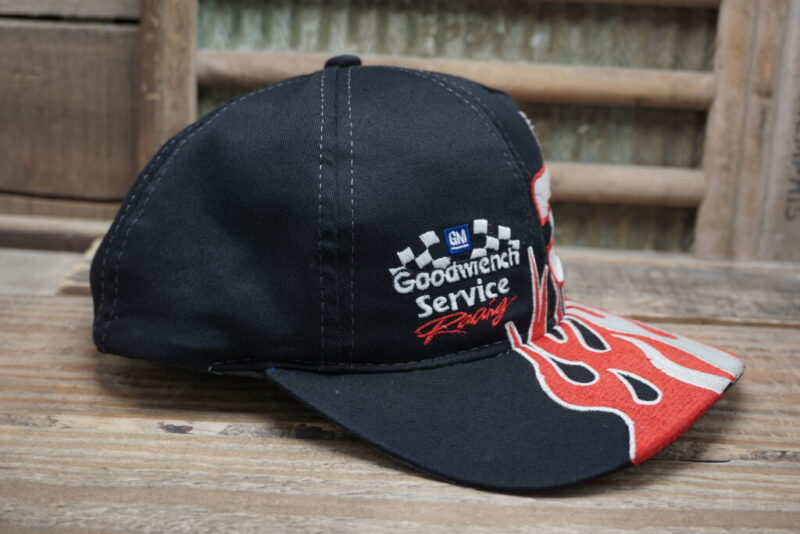 GM Goodwrench Service Racing Nascar Dale Earnhardt Flames Hat - Image 2