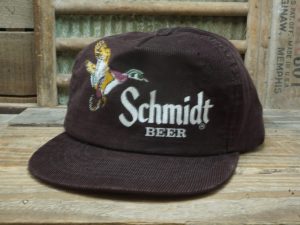 Schmidt Beer Mallard Duck Corduroy Hat