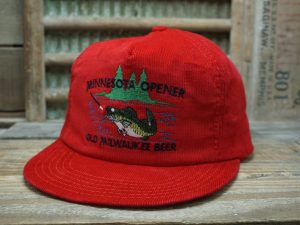 Minnesota Opener Old Milwaukee Beer Corduroy Hat