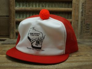Dane County Wisconsin Farm Progress Days 1986 Pom Pom Hat
