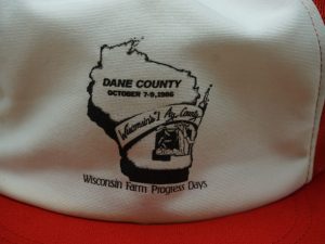 Dane County Wisconsin Farm Progress Days 1986 Pom Pom Hat