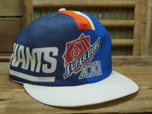 NFL Super Bowl XXI New York Giants VS Denver Broncos 1986 Hat