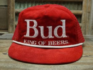 Bud King of Beers Rope Corduroy Hat