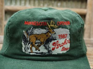 Minnesota Opener 1987 Stroh’s Beer Corduroy Hat
